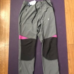 pink hiking pants